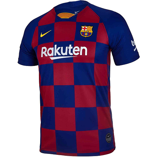 Детская футболка ФК Барселона игровая 2019/20 Nike FCB BRT STAD JSY SS HM AJ5801-457