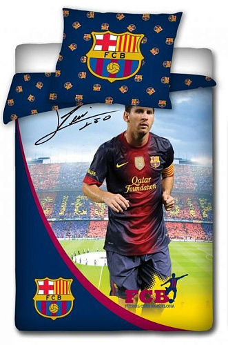 Постельное белье Месси Барселона 1,5 спальное Duvet Set Messi2