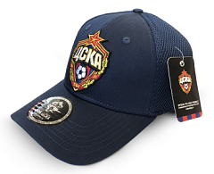 Бейсболка детская ЦСКА летняя из стрейч-сетки