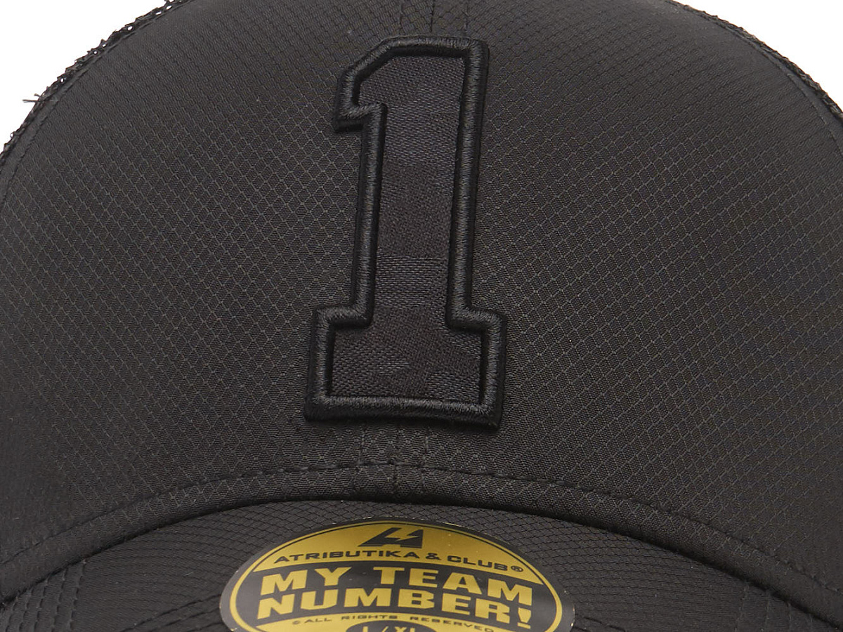 Бейсболка с номером 1, летняя с сеткой, 207242