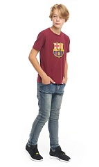 Детская футболка Барселона 130380 бордовая