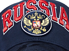 Бейсболка подростковая Россия 101588 синяя