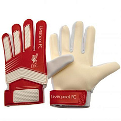 Вратарские перчатки Ливерпуль подростковые Goalkeeper Gloves Yths, 10-12 лет