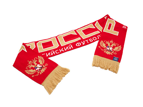 Шарф Россия 59423 красно-бежевый
