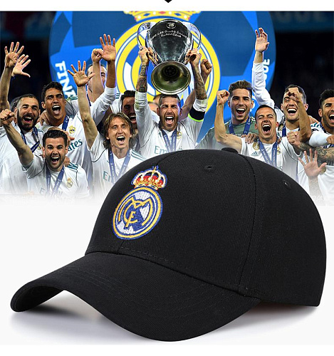 Бейсболка Реал Мадрид черная