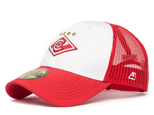 Бейсболка Спартак 120450 летняя красно-белая