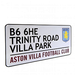 Табличка Астон Вилла Street Sign TR