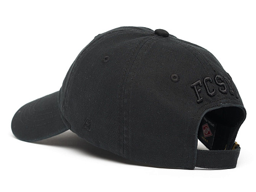 Бейсболка Спартак 120289 черная с черной эмблемой