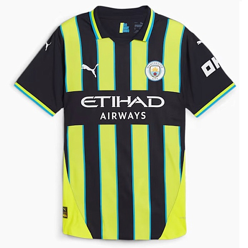 Футболка игровая Манчестер Сити 2024/2025 гостевая