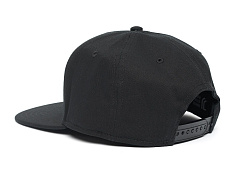 Бейсболка Ювентус 37231 черная с прямым козырьком