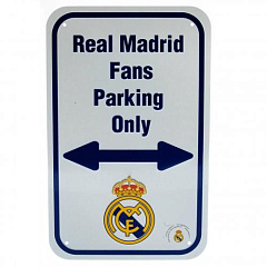 Табличка Реал Мадрид No Parking Sign
