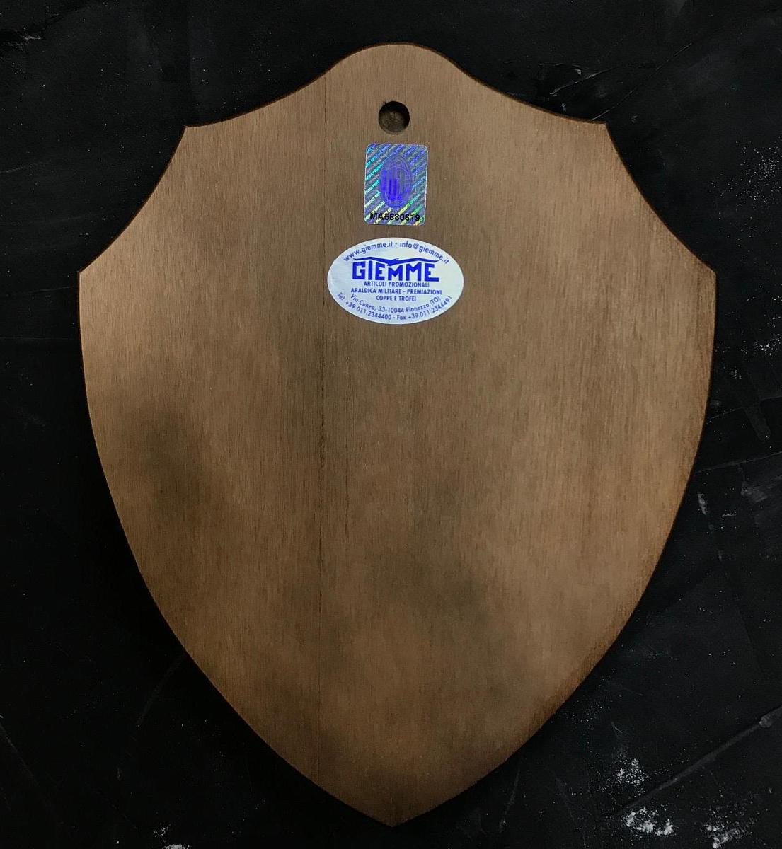 Деревянная коллекционная эмблема Милан Collector's Wooden Crest