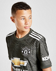 Детская форма Манчестер Юнайтед 2020/2021 выездная черная