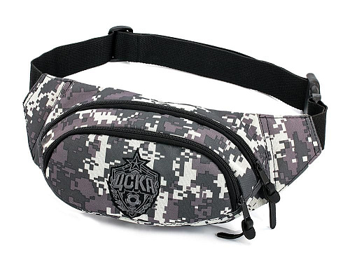 Сумка на пояс с эмблемой ПФК ЦСКА, цвет милитари