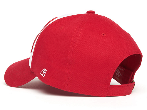 Бейсболка Спартак красно-белая 120319