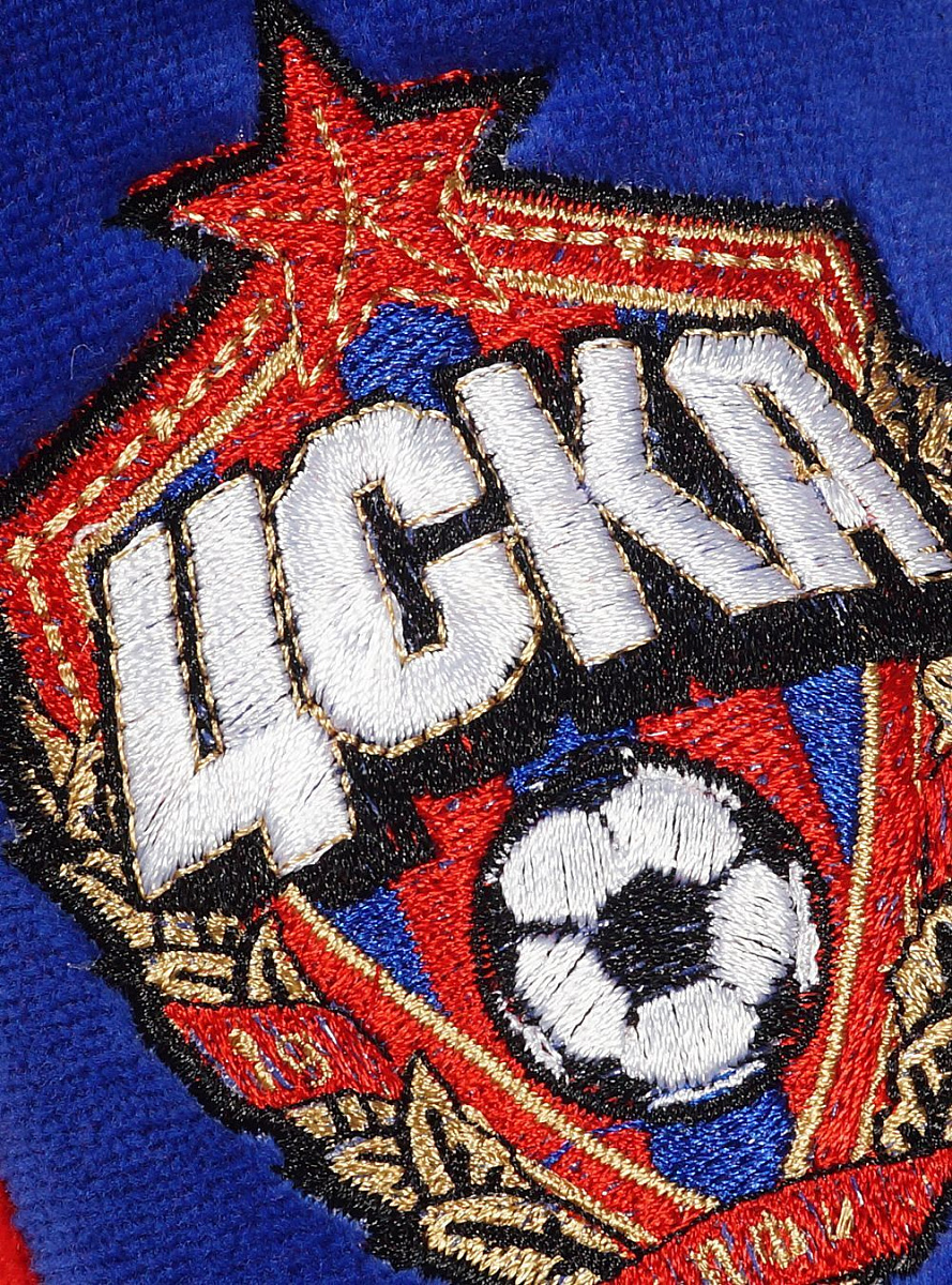 Тапочки ЦСКА комнатные, цвет красно-синий