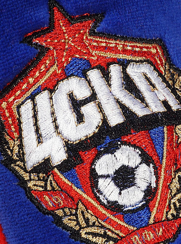 Тапочки ЦСКА комнатные, цвет красно-синий