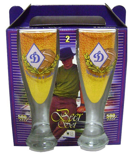 Набор"Д-Честь и Слава" из 2-х пивн. бокалов 42756-Д