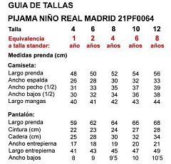 Пижама Реал Мадрид с длинным рукавом в подарочной коробке