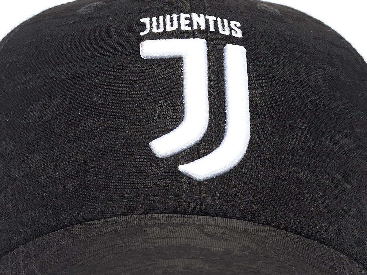 Бейсболка Ювентус 37230 черно-белая, летняя