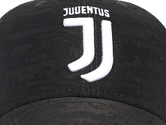 Бейсболка Ювентус 37230 черно-белая, летняя