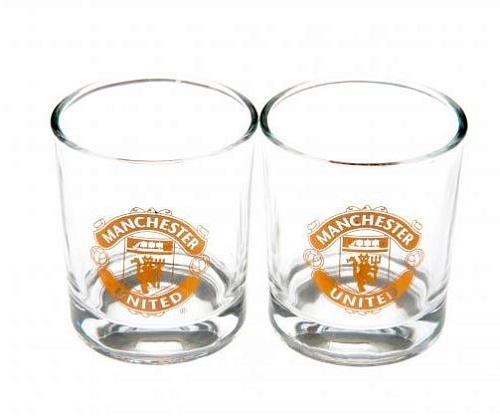 Стаканы для виски Манчестер Юнайтед 2pk Whiskey Glass Set