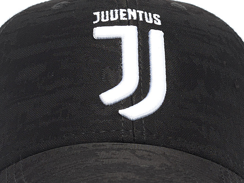 Бейсболка Ювентус 37230 черно-белая, летняя