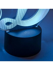 3D светильник Динамо New