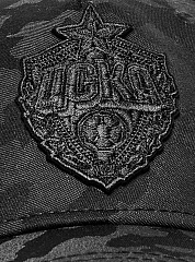 Бейсболка ЦСКА 10457, черный камуфляж, летняя