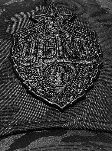 Бейсболка ЦСКА 10457, черный камуфляж, летняя