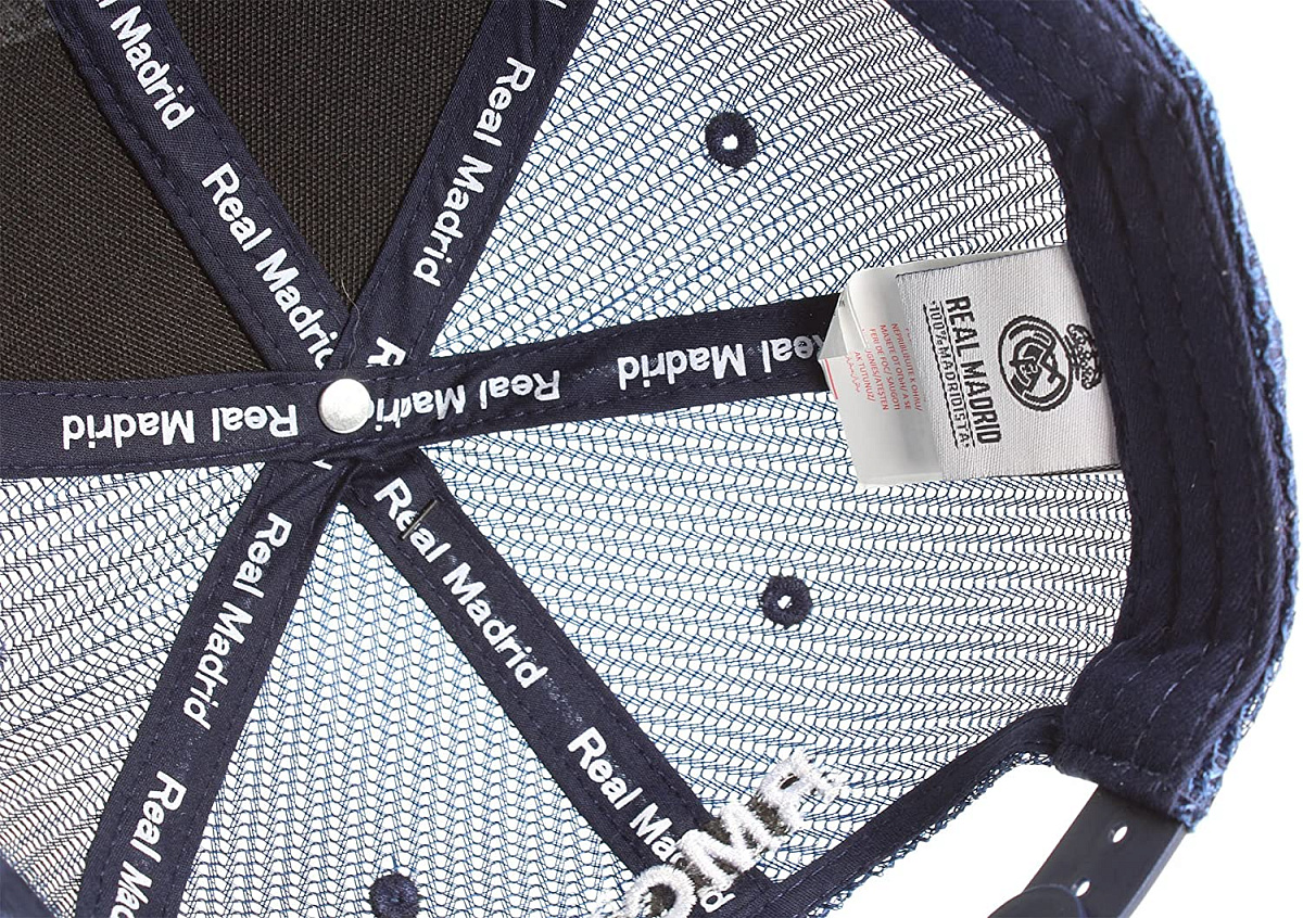 Бейсболка Реал Мадрид Blue Melange, летняя