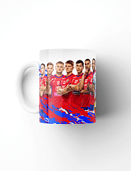 Кружка керамическая ЦСКА "Команда 2022/2023"