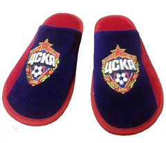 Тапочки ЦСКА комнатные
