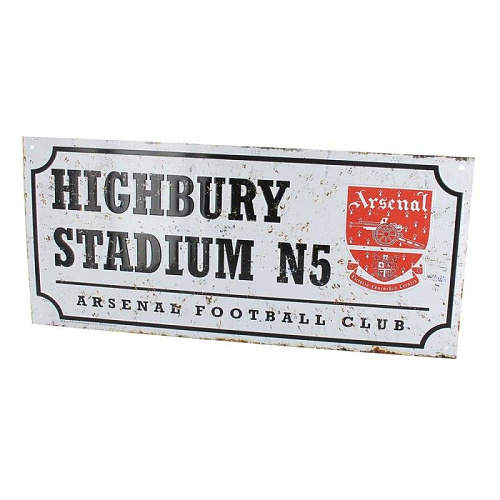 Табличка Арсенал Retro Street Sign