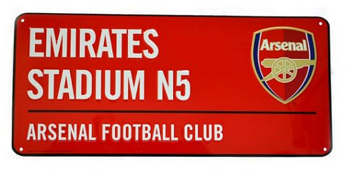 Табличка Арсенал Colour Street Sign 3010