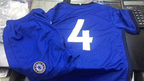 Детская форма Челси 2020/2021 домашняя №4