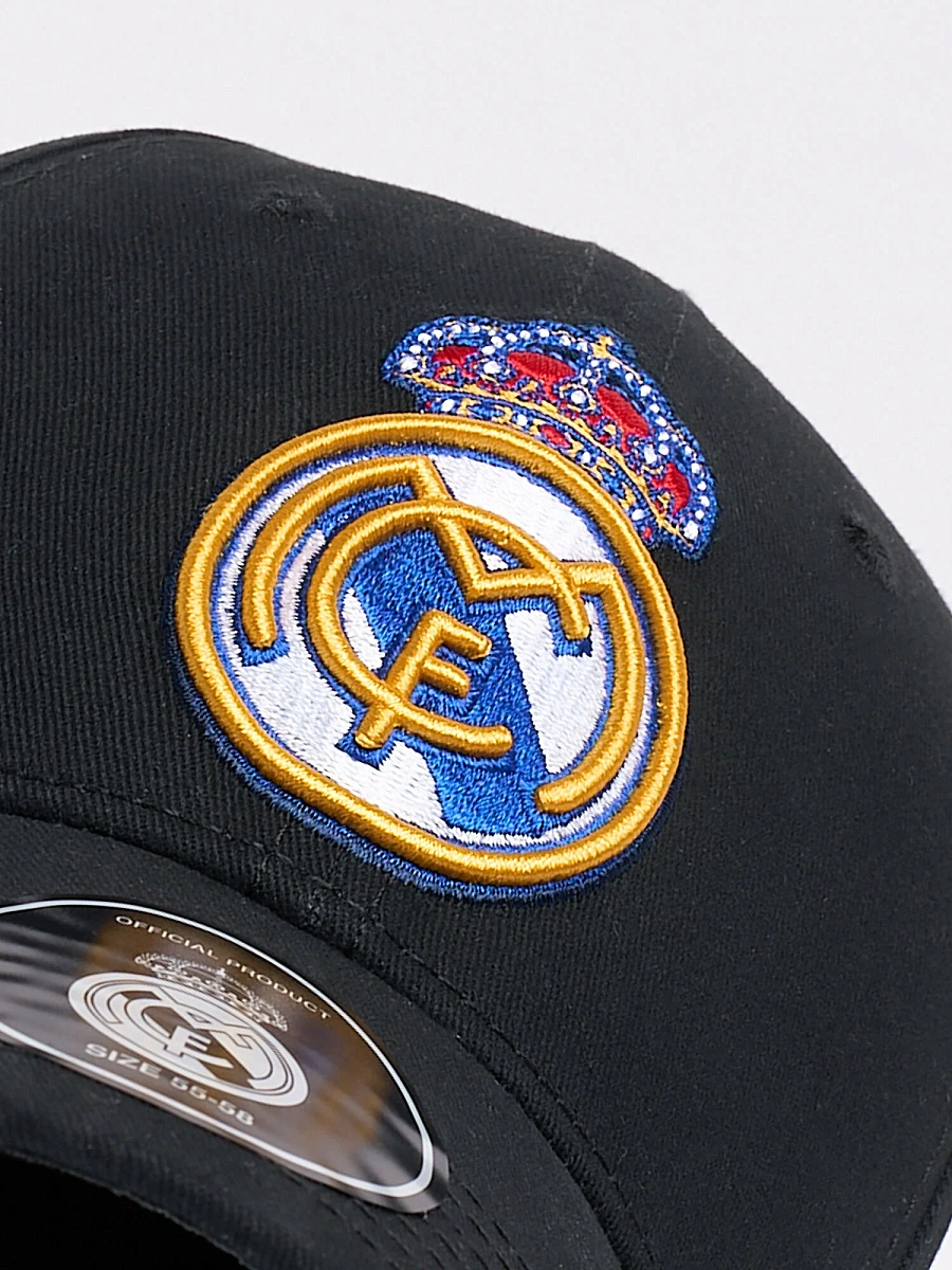 Бейсболка Реал Мадрид черная 10378