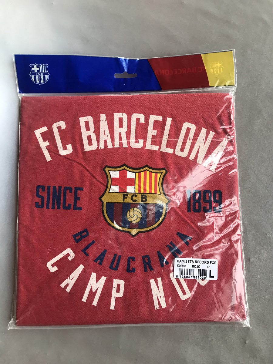 Футболка Барселона Camp Nou красная