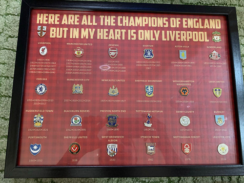 Набор значков Ливерпуль "История побед в Кубке Лиги"