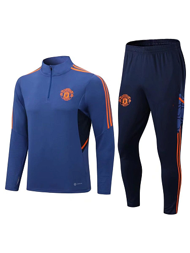 Тренировочный костюм Манчестер Юнайтед Blue Orange 22/23