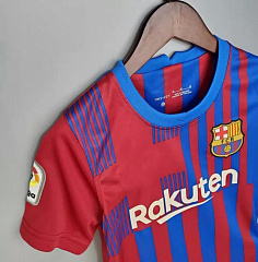 Детская форма Барселона 2021/2022 домашняя (футболка и шорты)