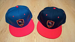 Бейсболка ЦСКА  регби прямой козырек темно-синяя