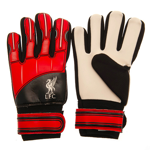 Вратарские перчатки Ливерпуль подростковые Goalkeeper Gloves Yths DT, 10-12 лет