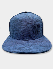 Бейсболка снэпбэк Барселона Blue Melange