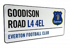 Табличка Эвертон Street Sign
