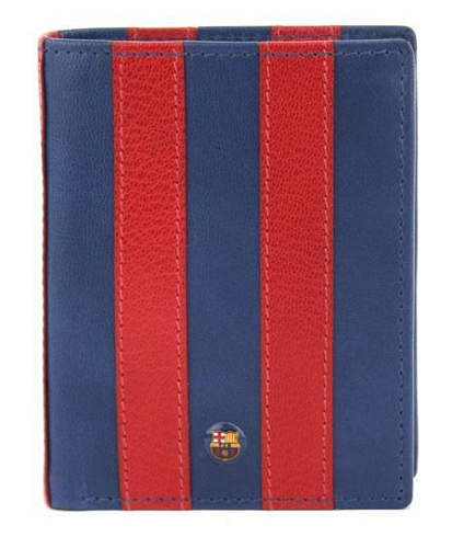 Портмоне Барселона цвет красно-синий, кожа PIEL BLAUGRANA