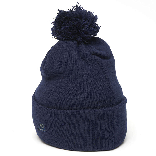 Шапка Динамо Лев Яшин 60158 синяя с помпоном
