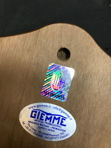 Деревянная коллекционная эмблема Милан Collector's Wooden Crest