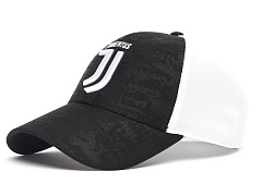 Бейсболка Ювентус 37230 черно-белая, летняя