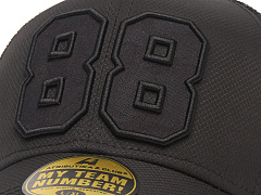 Бейсболка с номером 88, летняя: черная 207241